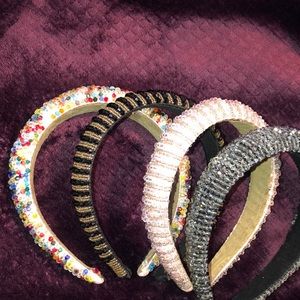 Four studded headbands